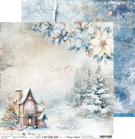 Craft OClock Paper Collection Set 30,5x30,5cm Cozy Winterland