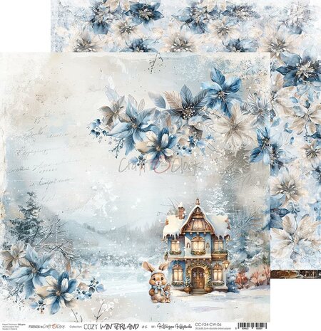 Craft OClock Paper Collection Set 30,5x30,5cm Cozy Winterland