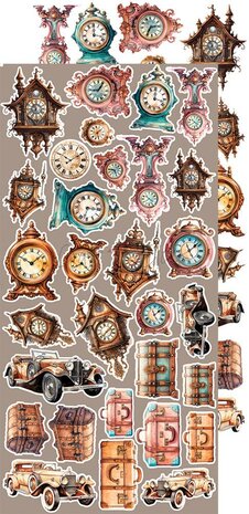 Craft O Clock Extras Set Mix 15x30 cm Vintage Sonata