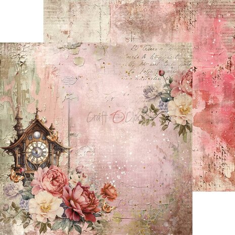 Craft O Clock Set of Papers 15x15 cm Vintage Sonata