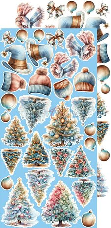 Craft O Clock Extras Set Winter 15x30 cm Cozy Winterland 