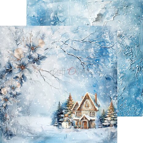 Craft O Clock Set of Mix Papers 20x20 cm Cozy Winterland