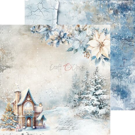 Craft O Clock Set of Mix Papers 20x20 cm Cozy Winterland