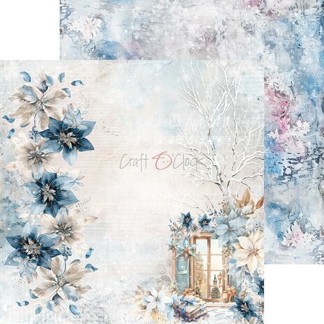 Craft O Clock Set of Mix Papers 20x20 cm Cozy Winterland