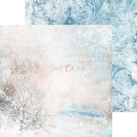 Craft O Clock Set of Mix Papers 20x20 cm Cozy Winterland