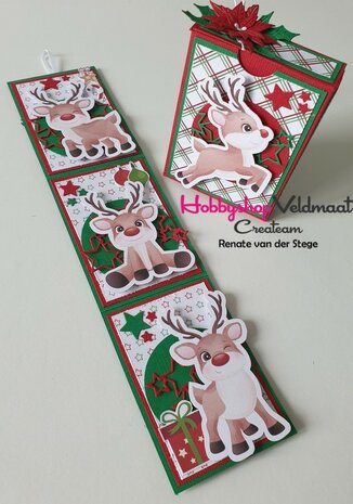 CraftEmotions Die Handletter - prettige kerstdagen (NL) Carla Kamphuis