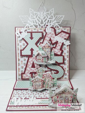 CraftEmotion Impress stamp Die - Let it snow