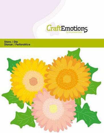 CraftEmotions Die - Gerbera