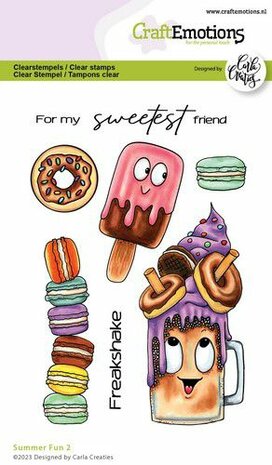 CraftEmotions clearstamps A6 - Summer Fun 2 Carla Creaties