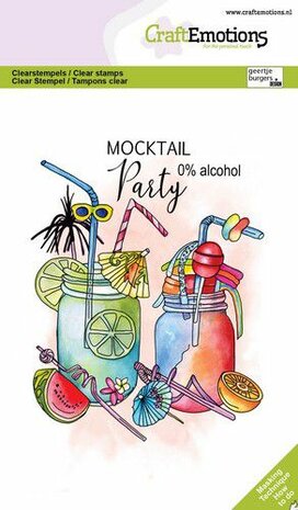 CraftEmotions clearstamps A6 - Kinder mocktail GB Dimensional stamp