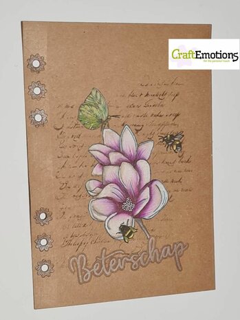 CraftEmotions clearstamps A5 - Bloesem - Magnolia GB Dimensional stamp