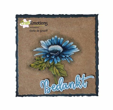 CraftEmotions clearstamps A5 - Gerbera 1 GB Dimensional stamp (04-22)