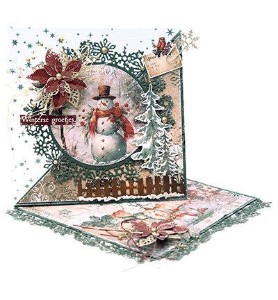 Studio Light Studio light Snowflake circle frame Festive Nostalgia nr.902 JMA-FN-CD902