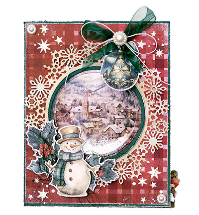 Studio Light Studio light Snowflake circle frame Festive Nostalgia nr.902 JMA-FN-CD902