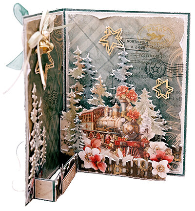 Studio Light Borders &amp; stars Festive Nostalgia nr.903 	JMA-FN-CD903