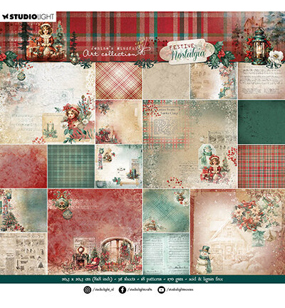 Studio Light Background designs Festive Nostalgia nr.253 JMA-FN-DPP253