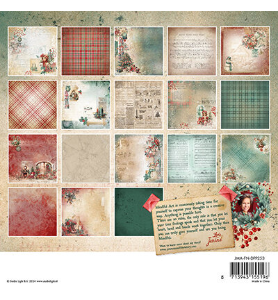 Studio Light Background designs Festive Nostalgia nr.253 JMA-FN-DPP253