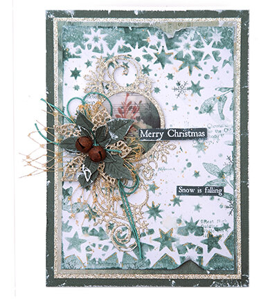 Studio Light Christmas mail Festive Nostalgia nr.753 JMA-FN-STAMP753