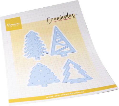 Marianne Design Creatables stencil Trendy Trees LR0881