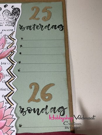 CraftEmotions clearstamps A6 - Bullet Journal - dagen 10mm (NL) Carla Kamphuis