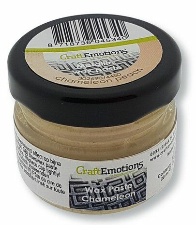 CraftEmotions Wax Paste chameleon - perzik 20 ml