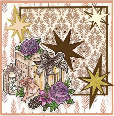 Clear Stamps - Amy Design - Frosted Gold Christmas - Presents