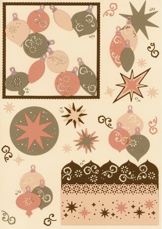 Dies - Amy Design - Frosted Gold Christmas - Frosted Gold Stars