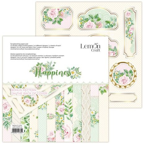 LemonCraft Paper Pad Happiness 20,3x20,3cm