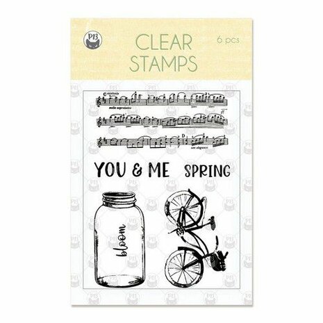 Piatek13 - Clear stamp set The Four Seasons Spring P13-SPR-30 A7