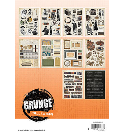 Studio Light Background papers Grunge Collection nr.242 SL-GR-DCPP242