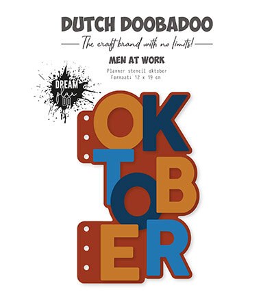 Dutch Doobadoo Planner stencil Oktober 470.784.336