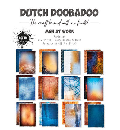 Dutch Doobadoo Papier Men at work 473.005.069