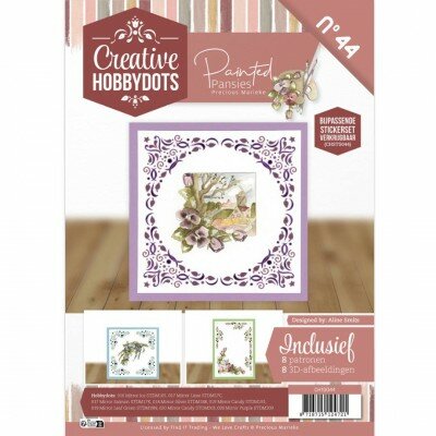 Creative Hobbydots 44 - Precious Marieke - Painted Pansies