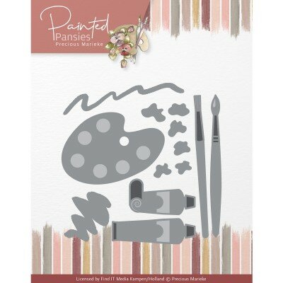 Dies - Precious Marieke - Painted Pansies - Painting Set