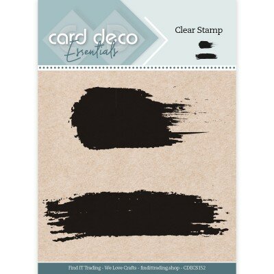 Card Deco Essentials Clear Stamps - Paint Streaks