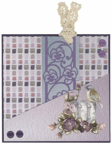 Card Deco Essentials Cutting Die - Pansies Border