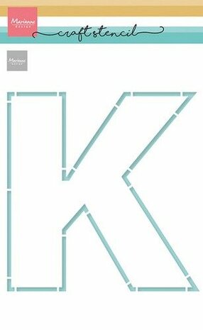 Marianne Design Craft Stencil - K-Letter PS8149 210x149 mm