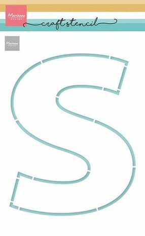 Marianne Design Craft Stencil - S-Letter PS8147 210x149 mm