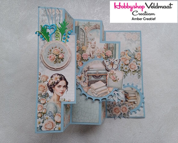 ScrapBoys Elizabeth paperpad 12 vl+cut out elements-DZ 20,3x20,3 cm