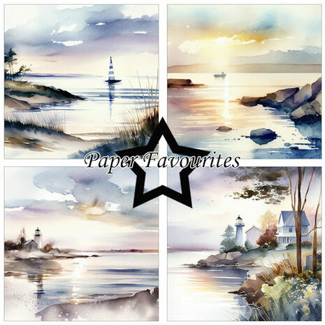 Paper Favourites 15x15 cm Coastal