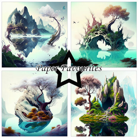 Paper Favourites 15x15 cm Mystical Natur