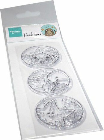 Marianne Design Clear Stamps Hetty&lsquo;s Peek-a-boo Ocean CS1131 47mm 47mm 47mm