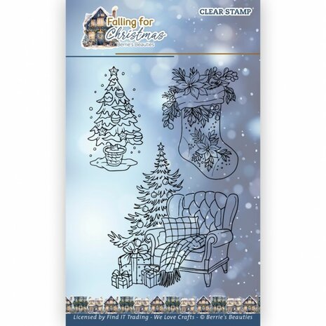 Clear Stamps - Berries Beauties - Falling for Christmas - Chair BBCS10016