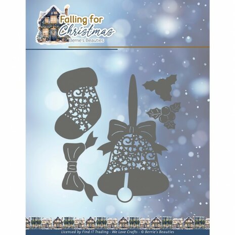 Dies - Berries Beauties - Falling for Christmas - Frosted Gold Baubles BBD10027