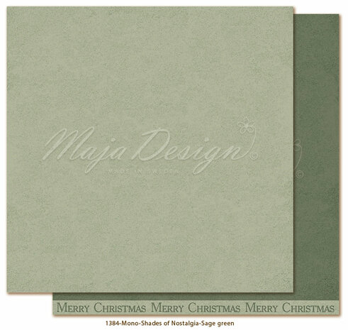 Maja Design Mono - Nostalgia - Sage green 30,5x30,5 cm