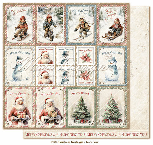 Maja Design Christmas Nostalgia - To cut out 30,5x30,5 cm