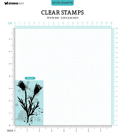 Studio Light Clear Stamp Silhouette Nature&#039;s Dream 2 nr.718 HE-ND-STAMP718.&nbsp;59x93mm