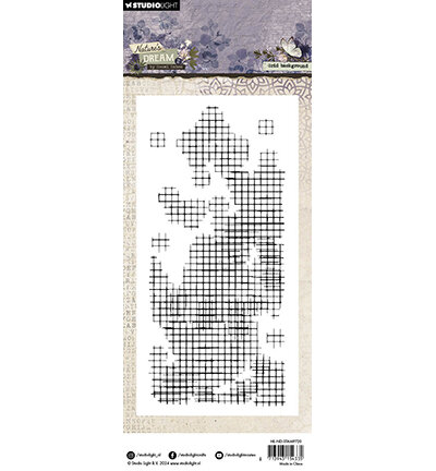 Studio Light Clear Stamp Grid background Nature&#039;s Dream 2 nr.720 HE-ND-STAMP720