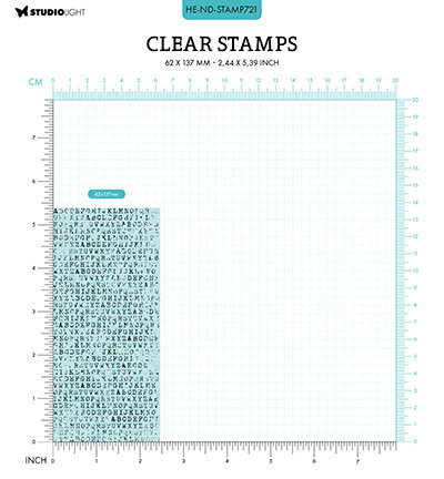 Studio Light Clear Stamp ABC background Nature&#039;s Dream 2 nr.721 HE-ND-STAMP721