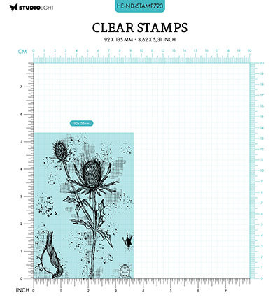 Studio Light Clear Stamp Thistle Nature&#039;s Dream 2 nr.723 HE-ND-STAMP723